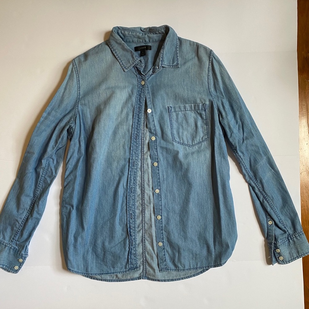 J. Crew Denim Button Down